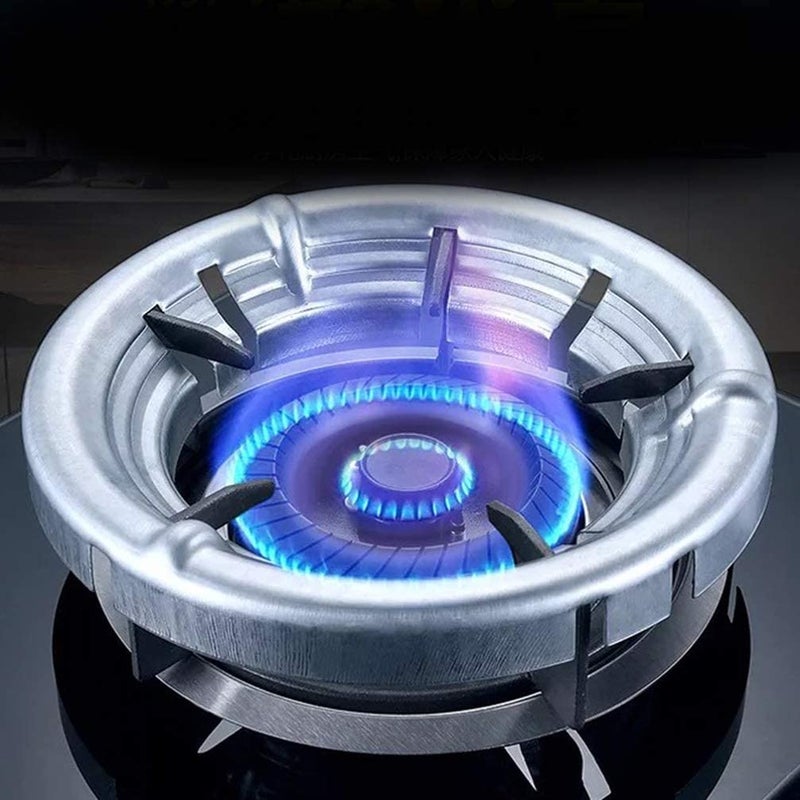 OANGO Gas Saver Burner Stand Gas Saver Jali Ring Home Gas Stove Fire Windproof Energy Saving Stand Gas Stand For Gas Chula Stand Stove Protector Washable Pack Of 1 Open - Image 1