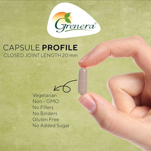 Grenera Organic Moringa Leaf Powder Capsules 120 nos, Drumstick Tree Leaf Powder Capsules, Pure Shigru - Image 5