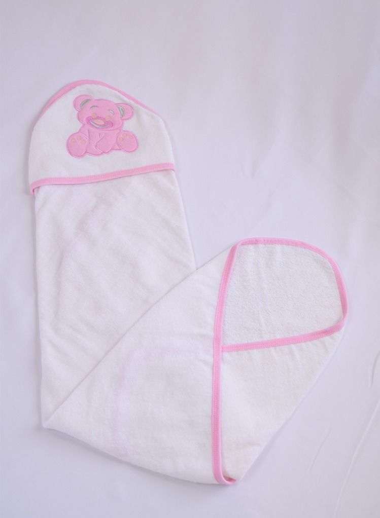 لحظة مرح منشفة استحمام بغطاء رأس للاطفال 80×80سم - Image 1