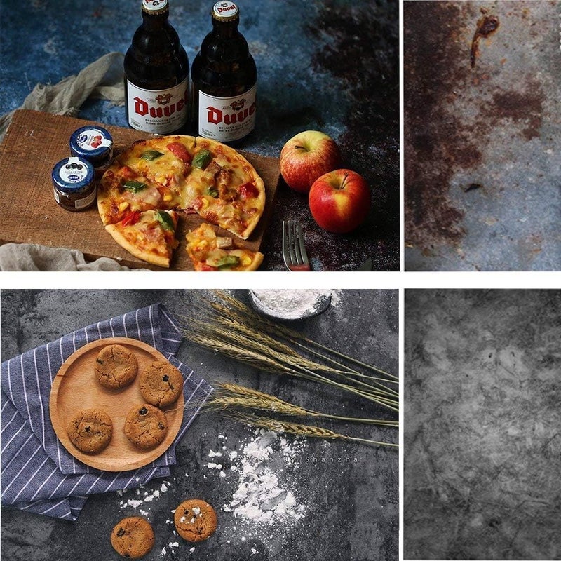 BPA 2 in 1 Food Photography Backdrop - Marble & Wood - Image 3