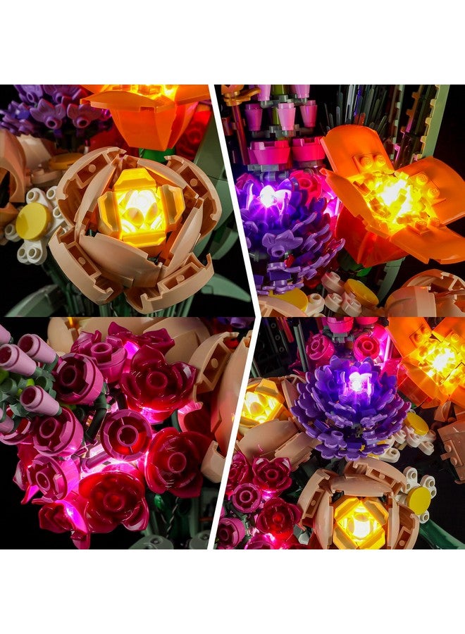 BRIKSMAX Led Light Kit For Lego-10280 Flower Bouquet - Compatible With Lego Icons Building Set- Not Include Lego Set - Image 3