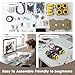 ACEBOTT Robot Kit Robotics for Kids Ages 812 1216 STEM Toys for Boys with Remote App Control Arduino Scratch Compatible Science Kits for Kids Age 812 1216 Gift for Boys GirlsYellow - Image 4