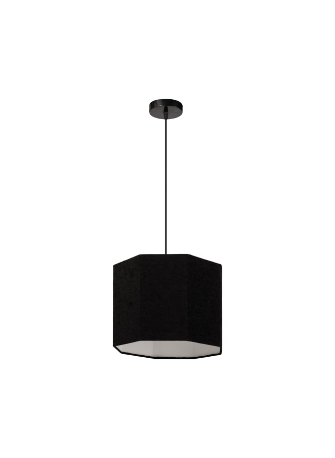 El Rawda Lighting Shaboa Pendant, Distinctive And Modern Shape | modern decorative LED E27 pendant light ceiling lamp hanging | suitable for any room | Color: Black | Size: 70x30x30 cm