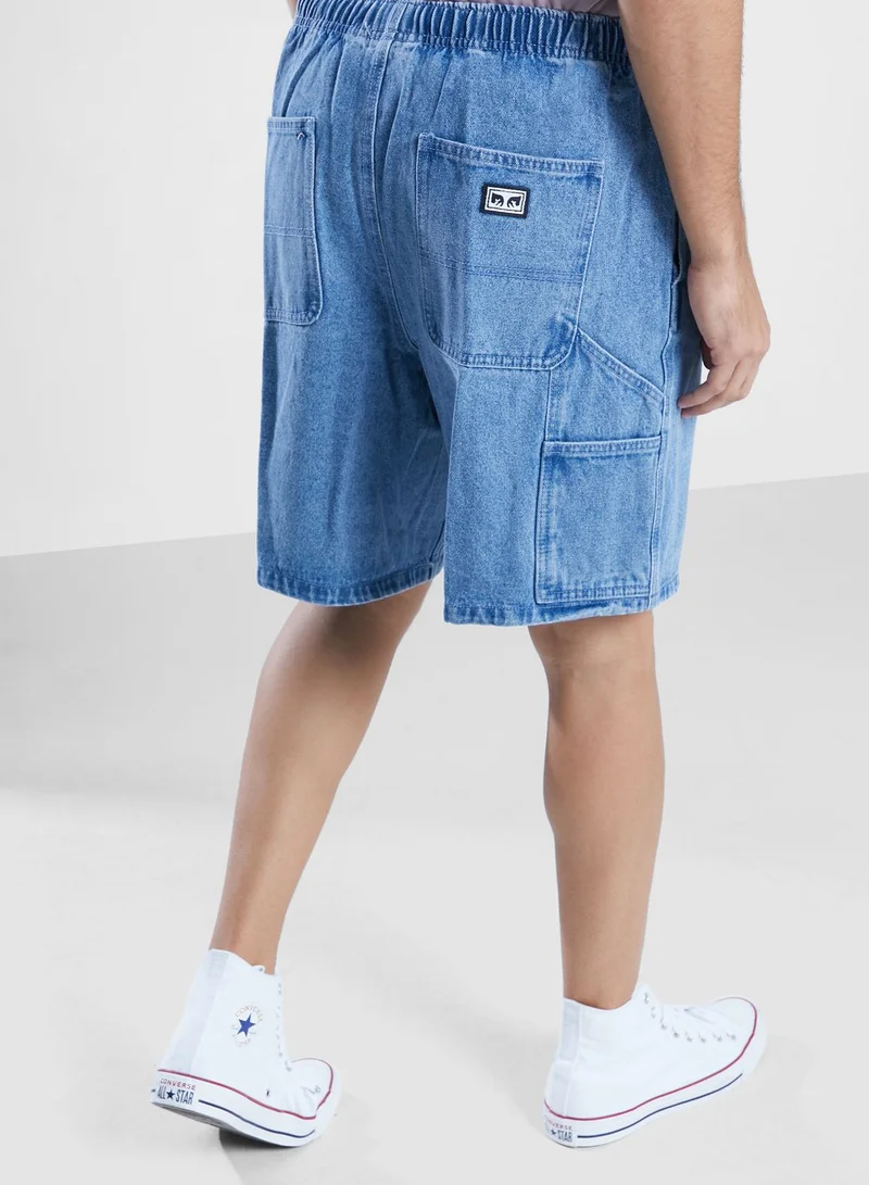 OBEY Easy Denim Carpenter Shorts