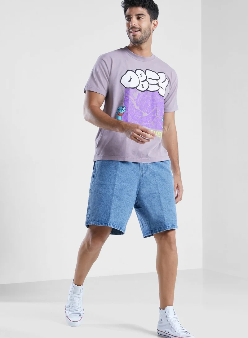 OBEY Easy Denim Carpenter Shorts