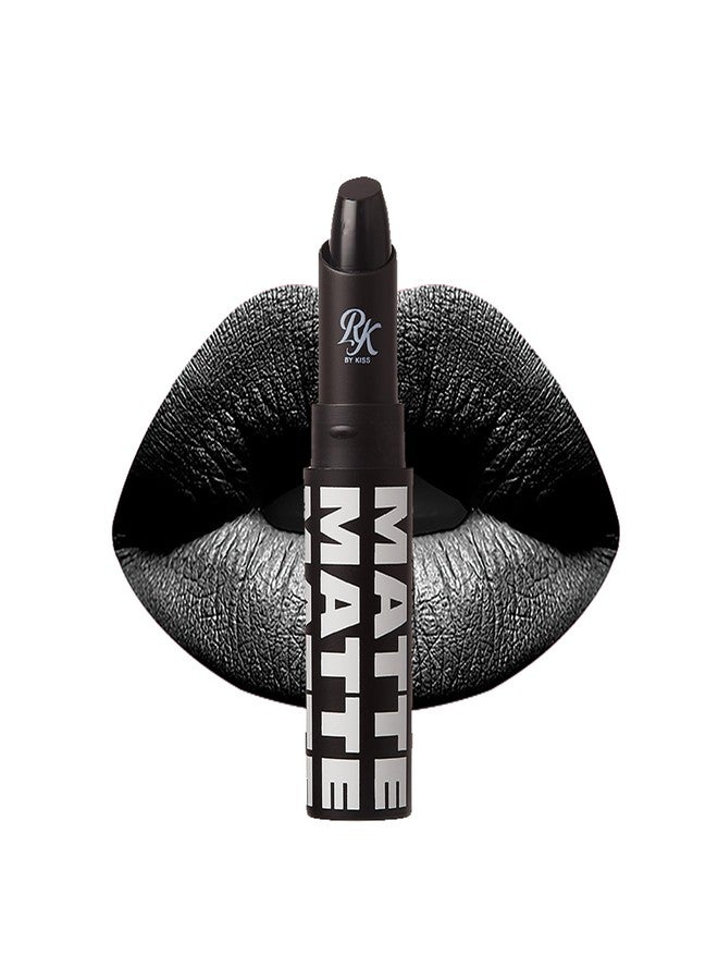 Ruby Kisses Limited Edition Bold Makeup Kit - 3 Mattest Matte Lipsticks, Glitter Gem Palette, Waterproof Eyeliner, Auto Lip Liner & Holographic Pouch - Image 5