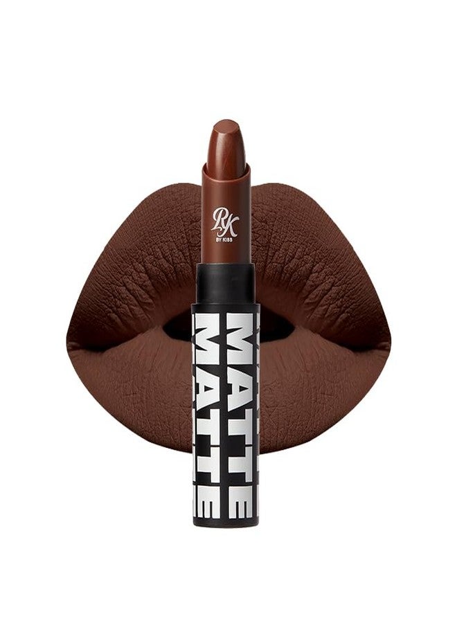 Ruby Kisses Limited Edition Bold Makeup Kit - 3 Mattest Matte Lipsticks, Glitter Gem Palette, Waterproof Eyeliner, Auto Lip Liner & Holographic Pouch - Image 4