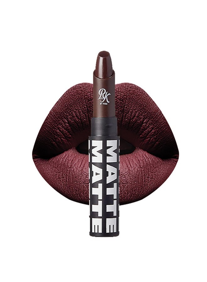 Ruby Kisses Limited Edition Bold Makeup Kit - 3 Mattest Matte Lipsticks, Glitter Gem Palette, Waterproof Eyeliner, Auto Lip Liner & Holographic Pouch - Image 3