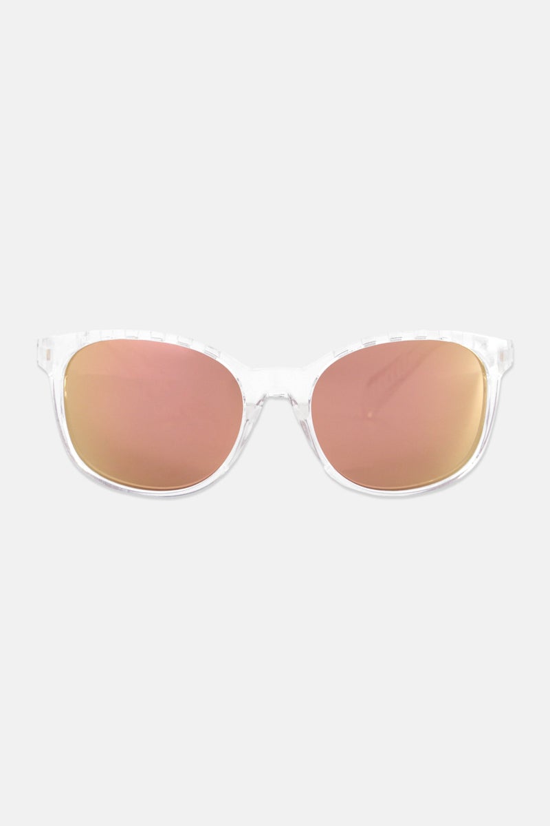 Adidas Men SP0011 Round Sunglasses, Transparent - Image 1