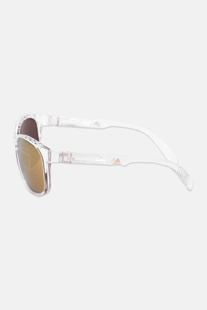 Adidas Men SP0011 Round Sunglasses, Transparent - Image 2
