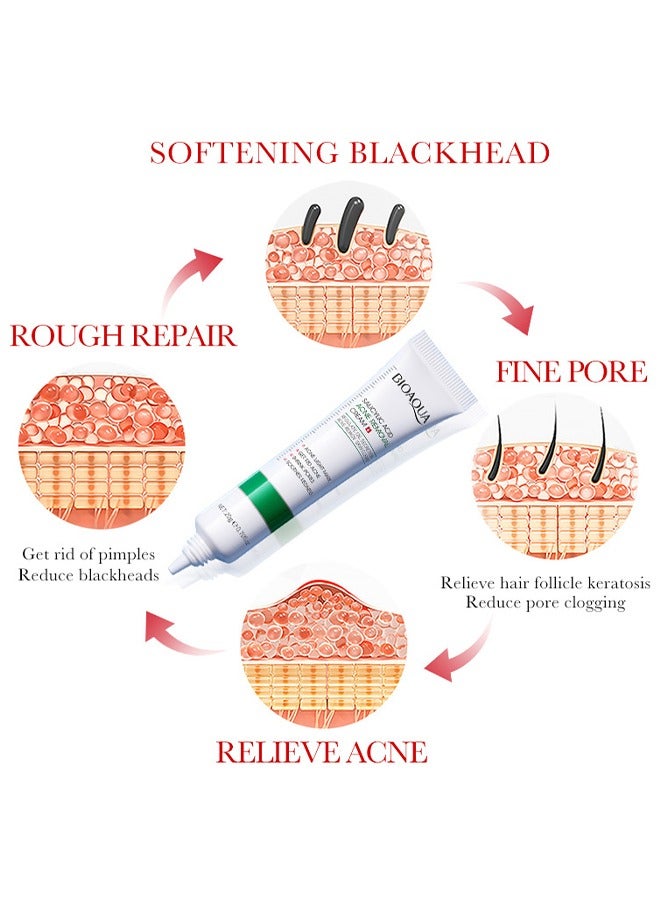 BIOAOUA Salicylic Acid Acne Removal Cream, Acne Treatment Face Cream, Acne Spot Treatment For Face And Acne Dots, Natural Cystic Acne Treatment, Premium Acne Scar Cream And Pimple Remover 20G - Image 3
