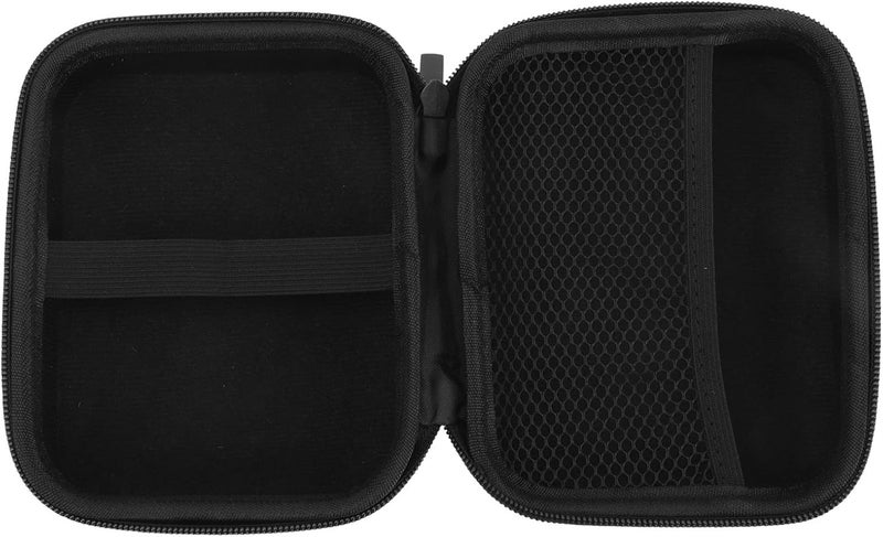 Portable Hard Drive Case Oxford Cloth EVA Electronic Accessories Organizer Bag with Mesh Pockets Compact Power Bank and USB Cable Storage for Travel and Daily Carry - Image 1