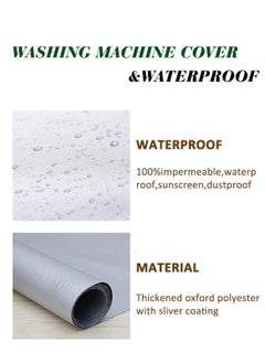 Washer Cover Dryer Washine Machine Waterproof and dustproof thickening Front Loading Silver Coating Oxford Cloth Roller Washing Sun resistant Dust - pzsku/ZD95353F906F71F6F9069Z/45/_/1724240601/fc7a6906-ad02-491d-8488-8a7ca6a4bfb8