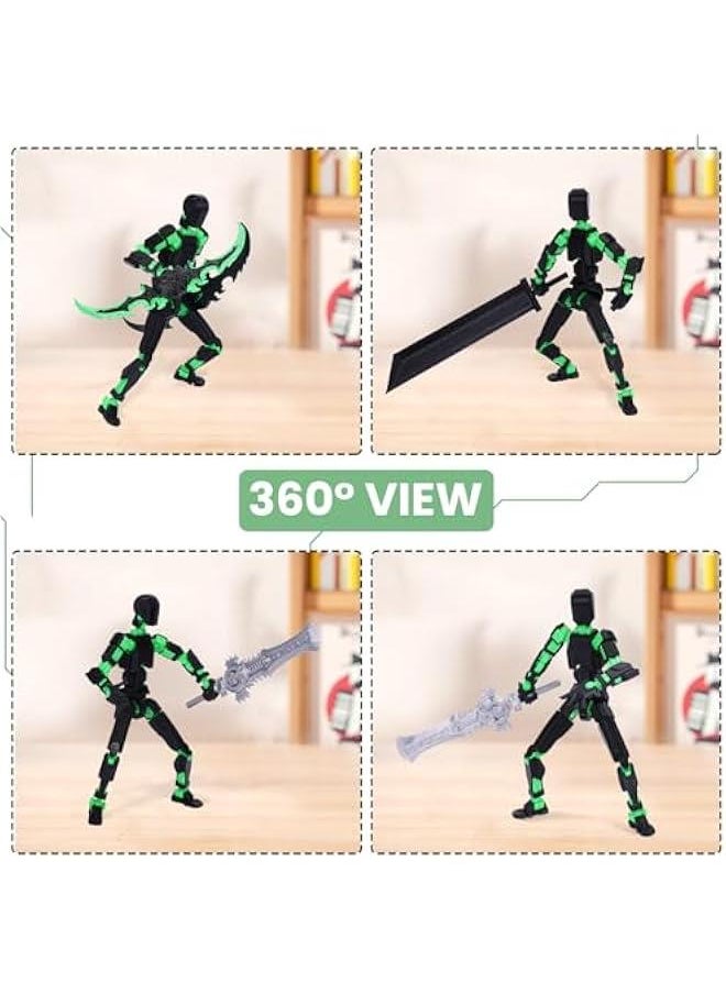 null - Assembled Action Figures, Dummy 13 3D Printed Multi-Jointed Movable for Stop Motion Animation, for Collectors Desktop Decorations - Image 1