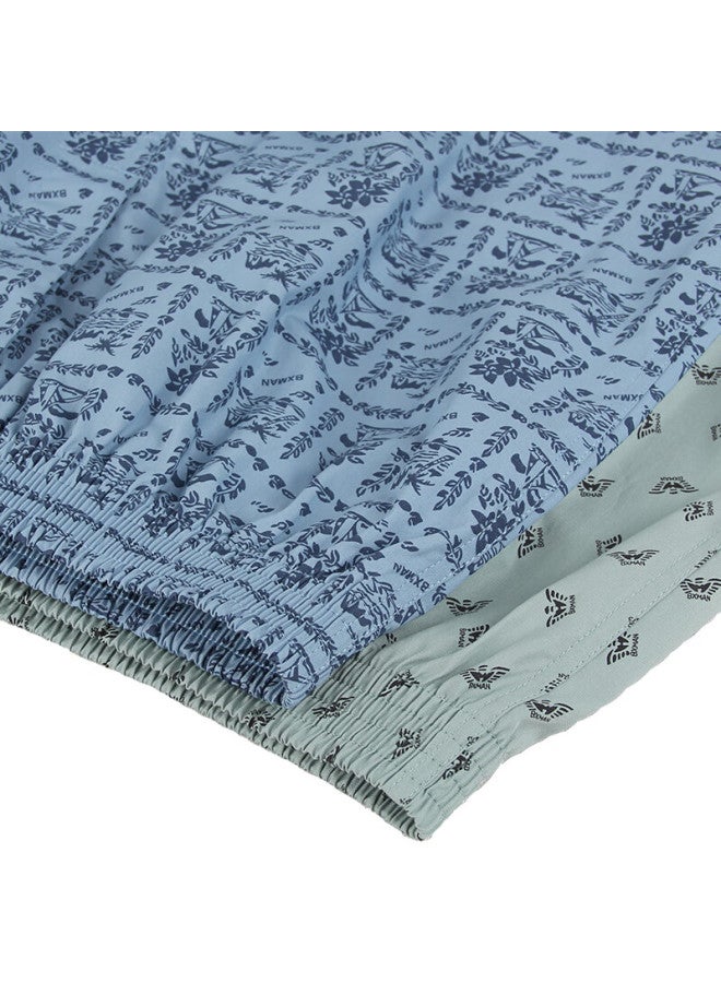 Bxman Loose-fit Men's Underwear Men's Boxer Briefs Pure Cotton Twill Alro Shorts 2-pack 286287 175l - Image 4