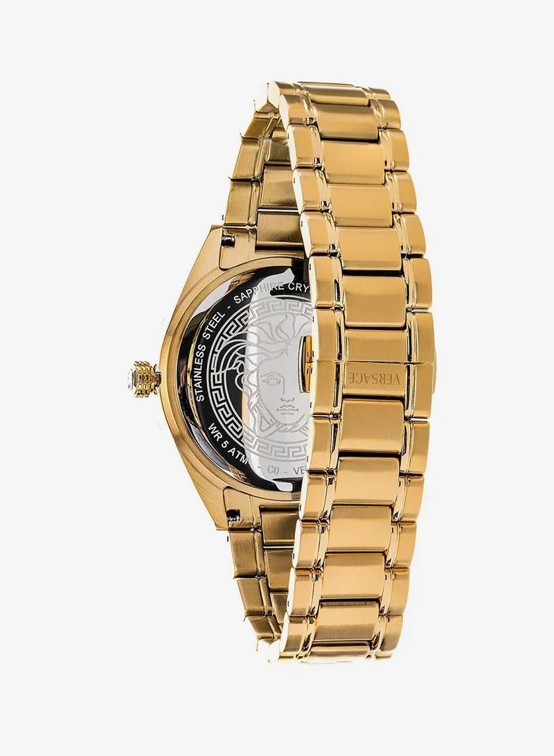 Versace  V-Code GMT Black Dial Watch for Men | Best Price UAE