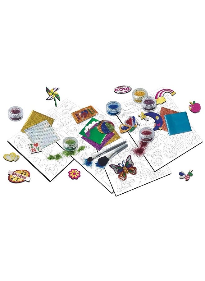Totally Girlie Totally Girlie Stick, Scratch & Glitter DIY Playset  - Image 2