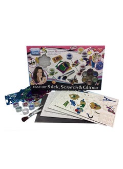 Totally Girlie Stick, Scratch & Glitter DIY Playset