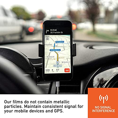 MotoShield Pro DIY Premium Nano Ceramic Tint (5% VLT) 20” in x 10’ ft Roll | Professional Window Film for Auto, Reduce Infrared Heat & Block UV by 99% - Image 4