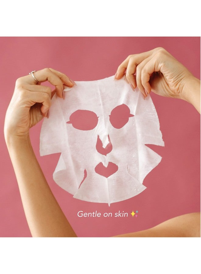 innerest Original Derma Beauty Collagen Face Masks 36 Pk Vegan Ultra Soothing Rosehip Face Mask Skin Care Sheet Masks Set For Beauty & Personal Care Korean Face Mask - Image 4