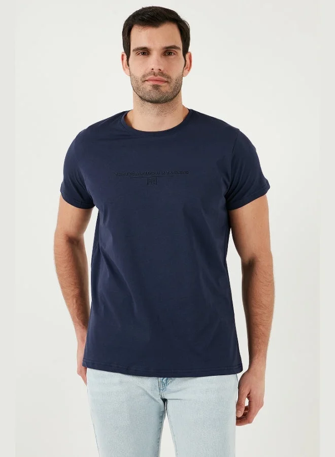 Buratti  Buratti Cotton Slim Fit Crew Neck T Shirt Men's T SHIRT 541TACTICAL for Men | Best Price UAE