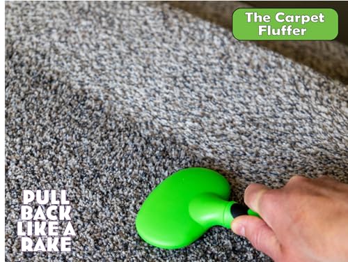 Johnny World The Carpet Fluffer by Johnny World Products – Revitalize Matted Carpets and Rugs Instantly – Handheld, Easy-to-Use Tool for High-Traffic Areas, Stairs, and Pet Hair Removal - Image 5