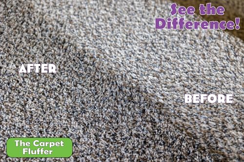 Johnny World The Carpet Fluffer by Johnny World Products – Revitalize Matted Carpets and Rugs Instantly – Handheld, Easy-to-Use Tool for High-Traffic Areas, Stairs, and Pet Hair Removal - Image 2