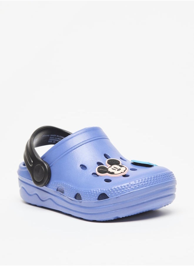 Disney Boys Mickey Mouse Accent Slip-On Clogs  - Image 2