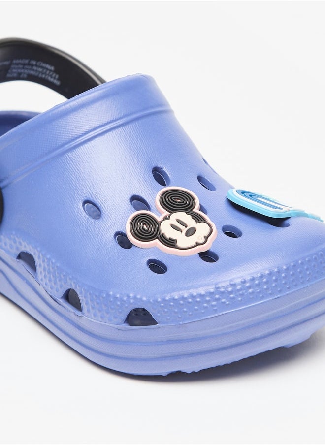 Disney Boys Mickey Mouse Accent Slip-On Clogs  - Image 5