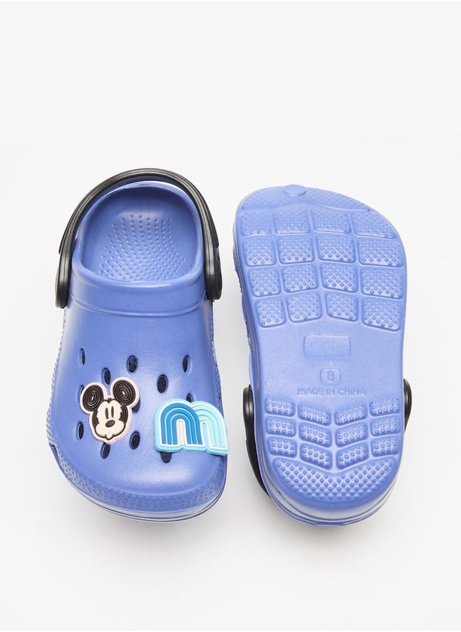 Disney Boys Mickey Mouse Accent Slip-On Clogs  - Image 4