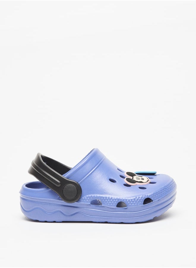 Disney Boys Mickey Mouse Accent Slip-On Clogs  - Image 1