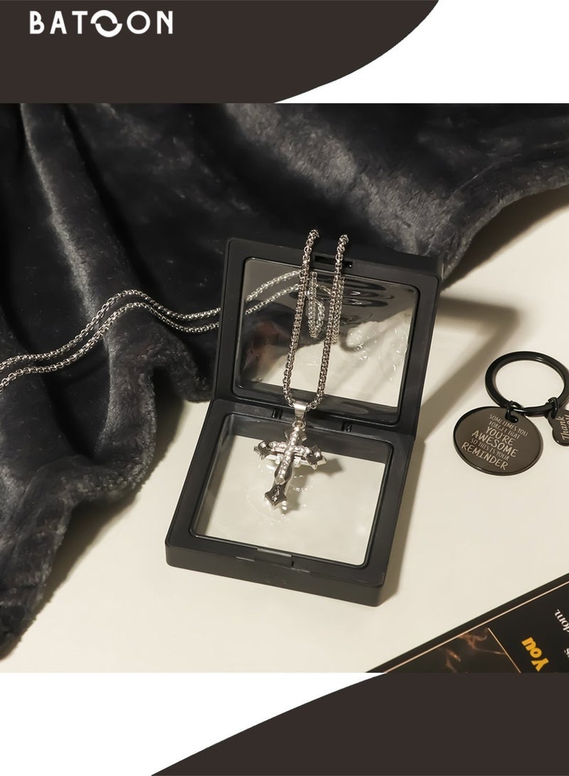 باتون سلة هدايا للرجال - مجموعة صندوق هدايا عيد الميلاد - هدية للرجال - هدية رعاية رجالية راقية - هدية صداقة مناسبة لجميع المهرجانات - Image 5