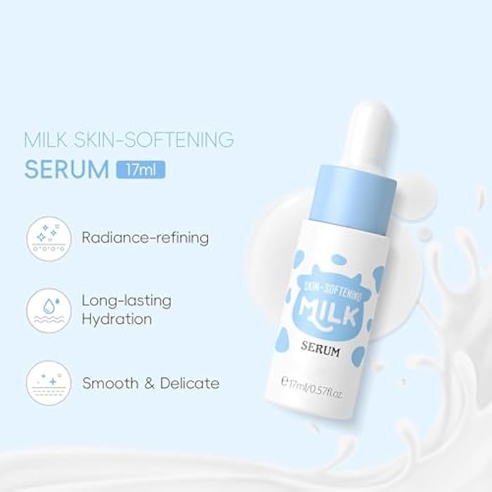 MrCuvaryas 8 IN 1 Milk Skincare For Girls 10-12, Hydrating Set Skin Care For Kids, Kids Skincare Sets For Girls 8-10, Kids Skin Care Set For Girls Ages 8-12, Skincare For Teens Girls & Women 8PCS - Image 2