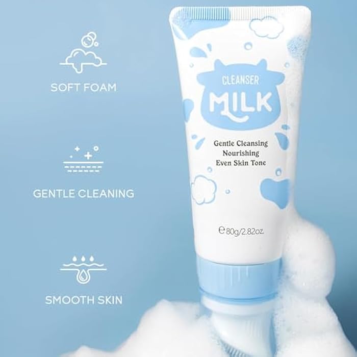 MrCuvaryas 8 IN 1 Milk Skincare For Girls 10-12, Hydrating Set Skin Care For Kids, Kids Skincare Sets For Girls 8-10, Kids Skin Care Set For Girls Ages 8-12, Skincare For Teens Girls & Women 8PCS - Image 5
