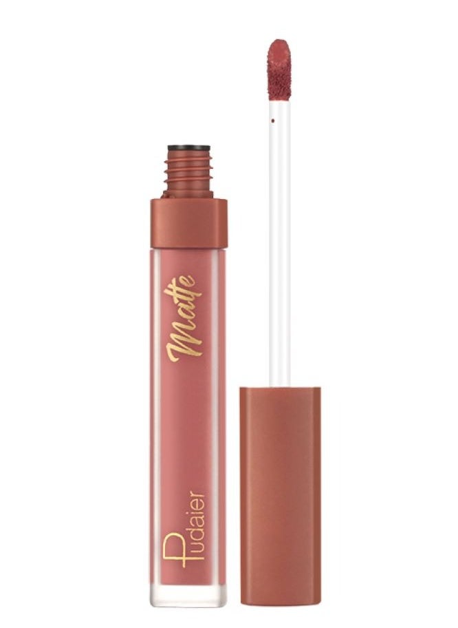 pudaier Pudaier Water Mist Liquid Lipstick: Rich Pigmentation & Hydrating Matte Finish Waterproof, Smudge-Proof, Long-Lasting Comfort – Shade 05#  - Image 4