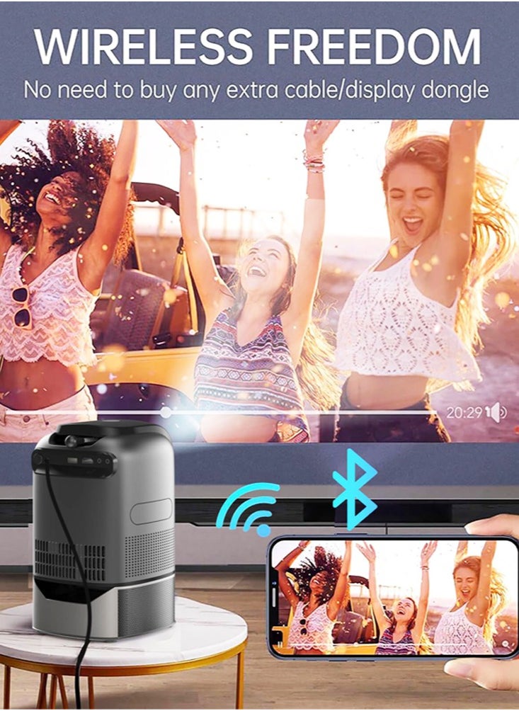 Joshberg Projector with 5G WiFi Bluetooth Support 1080p  - Image 5