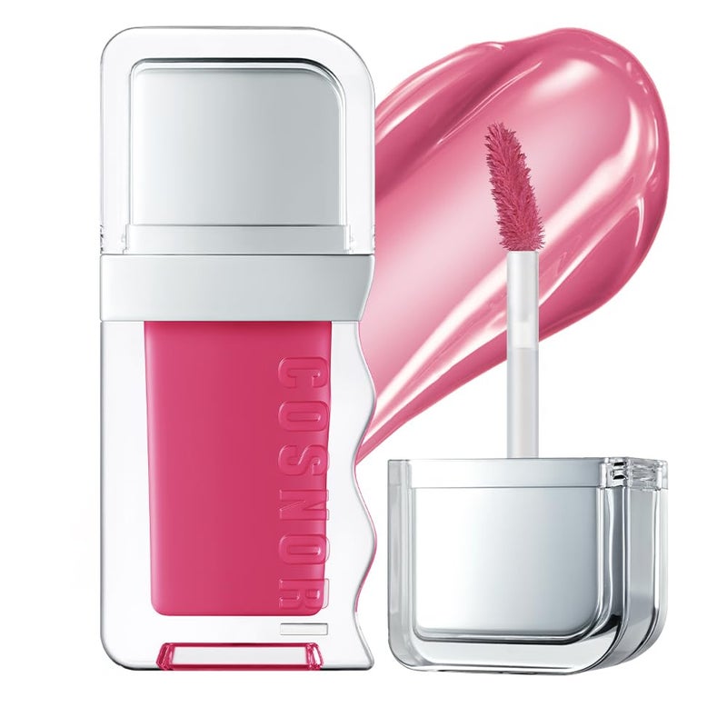 COSNORI Flow Wave Lip Tint - Vegan Glassy Lip Gloss, Lightweight & Long-lasting, Plant-derived Oil Moisturizer, K-Beauty (03 GLARE) - Image 1