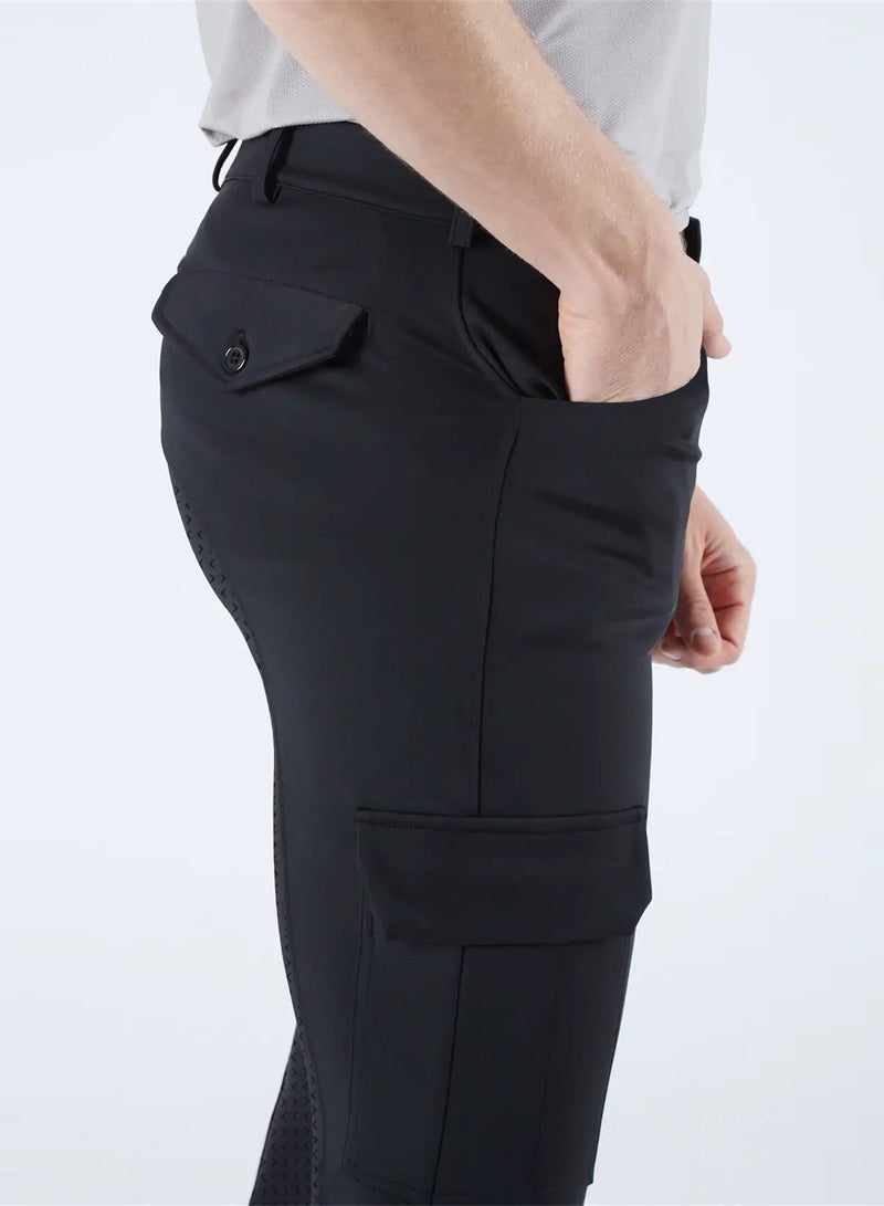 general Full Seat Riding Breeches Men Pocket Equestrian Horse Riding Pants - Image 3