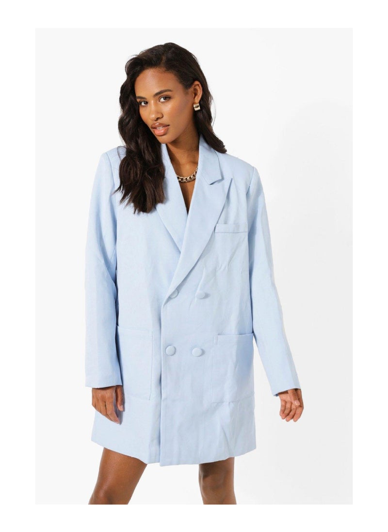 boohoo - Oversized Boxy Blazer Dress - Image 1