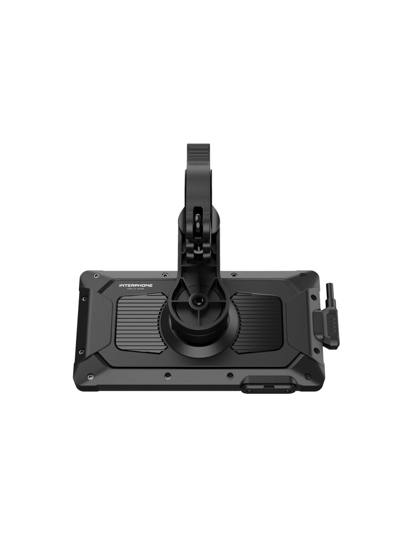 INTERPHONE - Interphone QUIKLOX - CARPLAY Motorcycle Display - Android with Handlebar Mount, Can be used with Quiklox Car and Motorcycle Mounts - Image 1