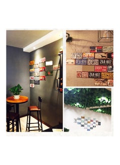 LINGWEI LINGWEI Decorative Metal Tin Sign Wall Poster Plaques Iron Plate Decoration Art Plaque Wall Art Vintage Metal Tin Signs Retro Vintage Metal Tin Signs Tin Metal Sign Wall Art for Shop Home Style-68  - Image 4