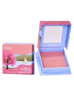 benefit Benefit Wanderful World Silky-Soft Powder Blush - Willa 6g: Buildable, Long-Lasting Flush with a Smooth, Silky Finish for Radiant, Natural-Looking Cheeks  - Image 1