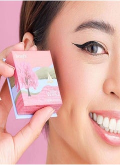 benefit Benefit Wanderful World Silky-Soft Powder Blush - Willa 6g: Buildable, Long-Lasting Flush with a Smooth, Silky Finish for Radiant, Natural-Looking Cheeks  - Image 4