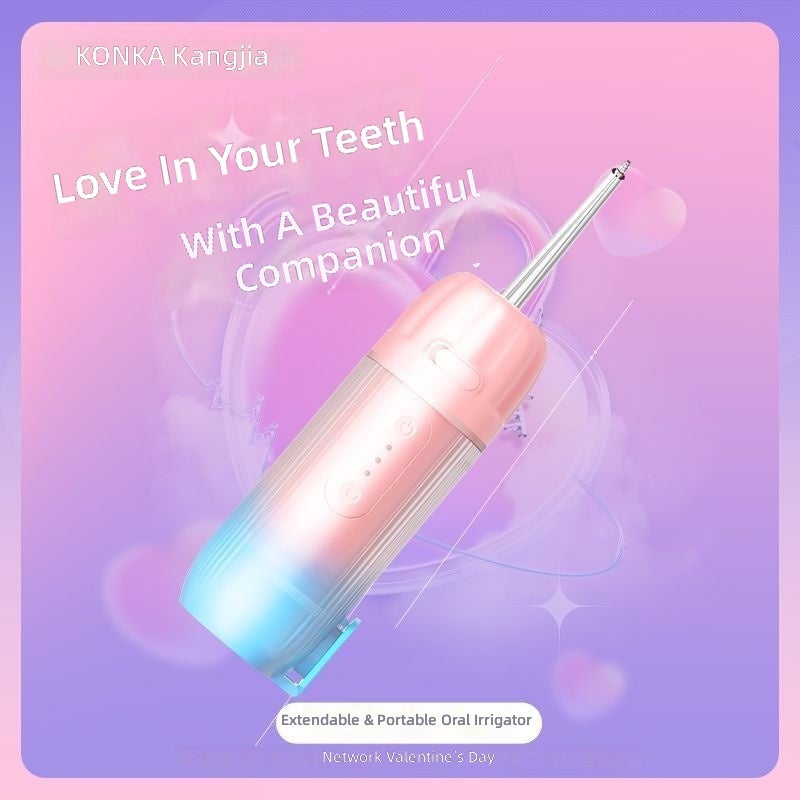 KONKA Portable Dental Water Flosser for Home Use, Orthodontic Tooth Cleaning - Image 1