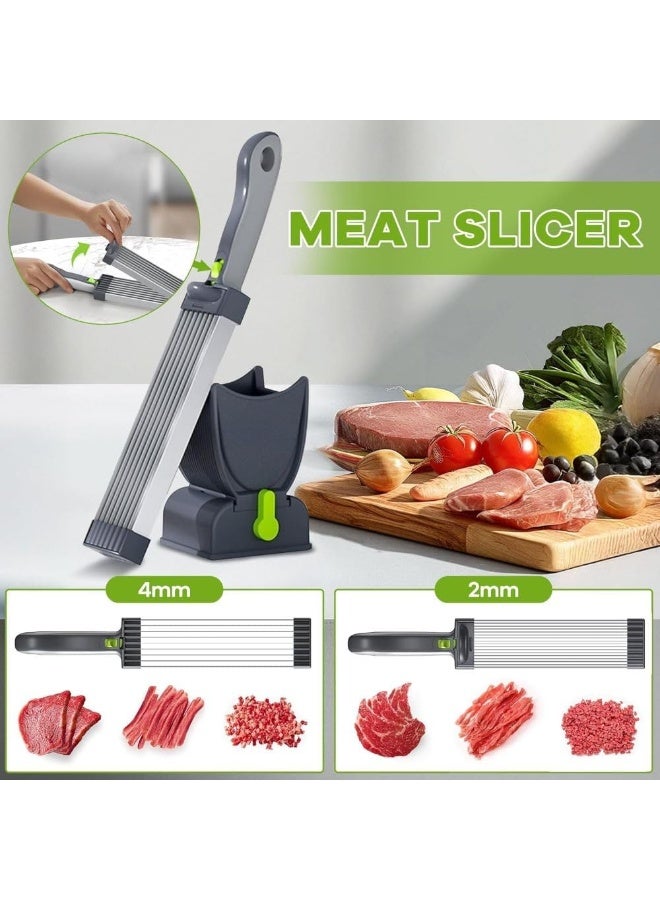 قطاعة شرائح لحوم يدوية متعددة الشفرات - Image 1