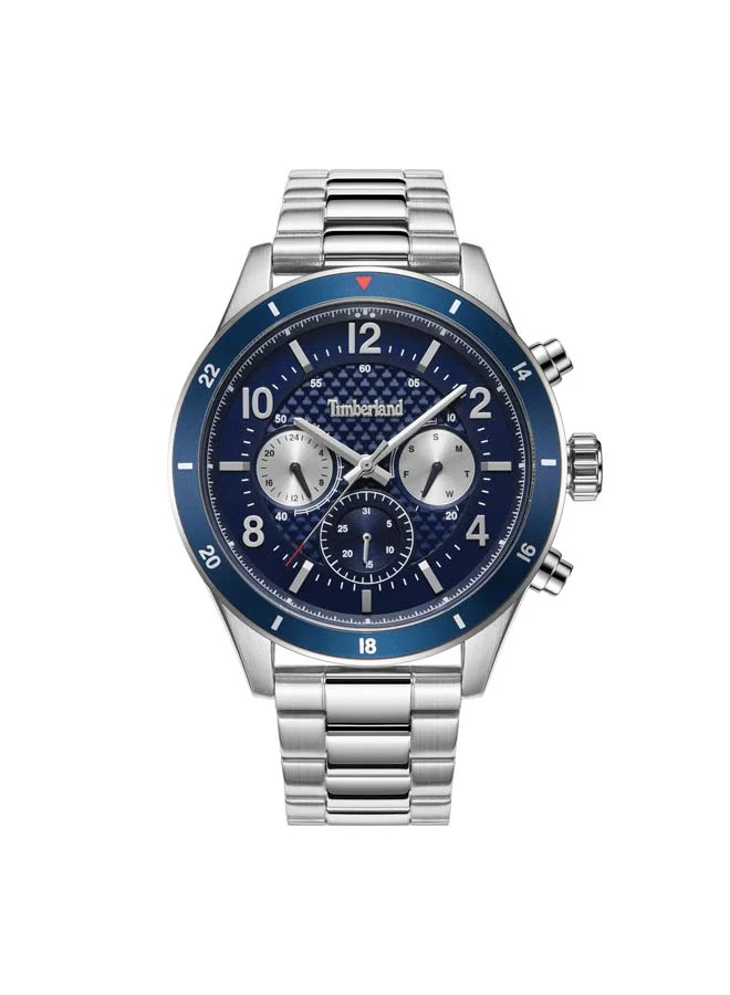Timberland Ashmont Blue Dial Stainless Steel Bracelet Multifunction Watch for Men
