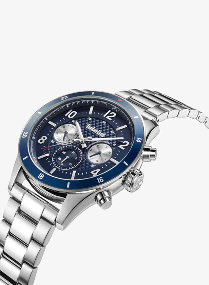 تمبرلاند Ashmont Blue Dial Stainless Steel Bracelet Multifunction Watch for Men