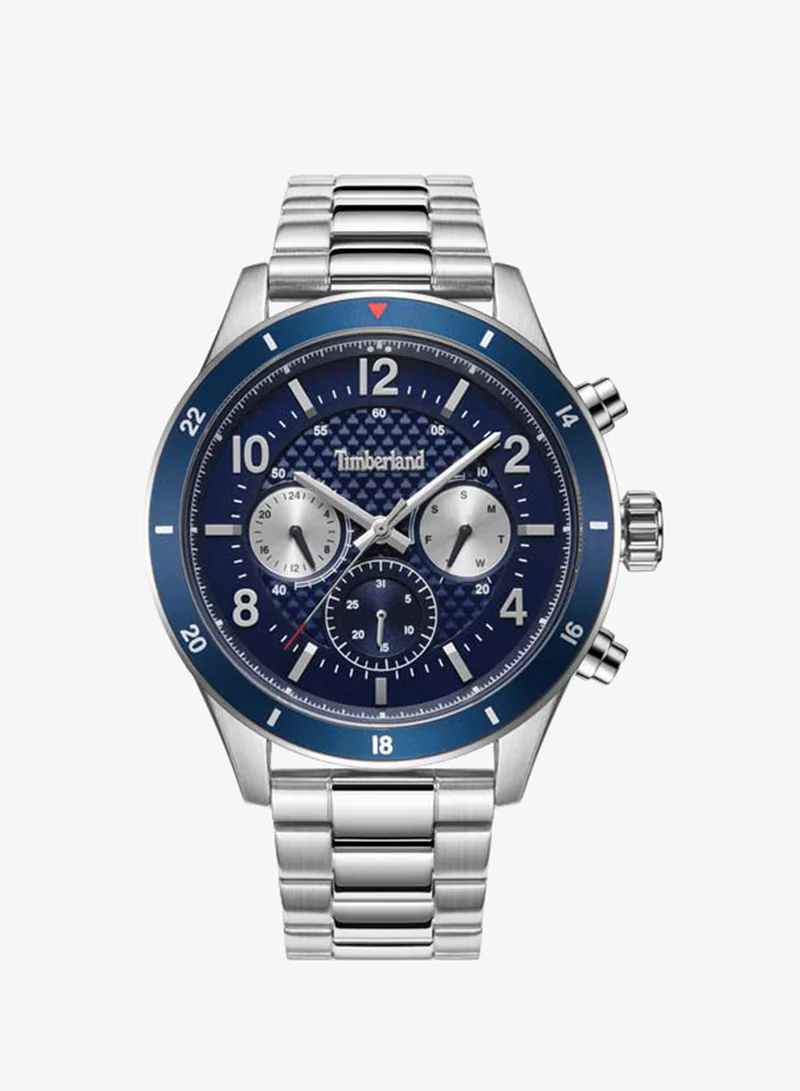 تمبرلاند Ashmont Blue Dial Stainless Steel Bracelet Multifunction Watch for Men