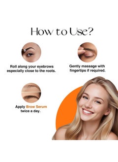 NOURISH MANTRA Nourish Mantra Eyebrow Growth Serum | Formulated with Redensyl, Biotin, Peptides & Amino Acids | Natural Eyebrow Serum and Enhancer for Thicker Brows | Brow Enhancing Serum 10 ml  - Image 3
