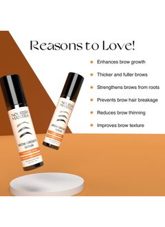 NOURISH MANTRA Nourish Mantra Eyebrow Growth Serum | Formulated with Redensyl, Biotin, Peptides & Amino Acids | Natural Eyebrow Serum and Enhancer for Thicker Brows | Brow Enhancing Serum 10 ml  - Image 2